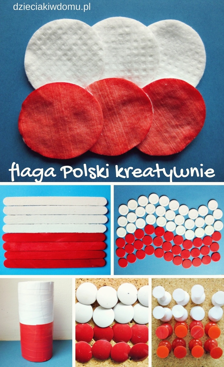 flaga polski kreatywnie