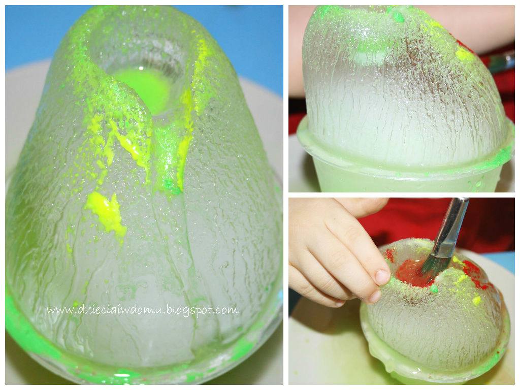 malowanie lodowych jaj - kreatywna zabawa dla dzieci