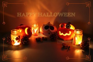 halloweenowa dekoracja z dyni