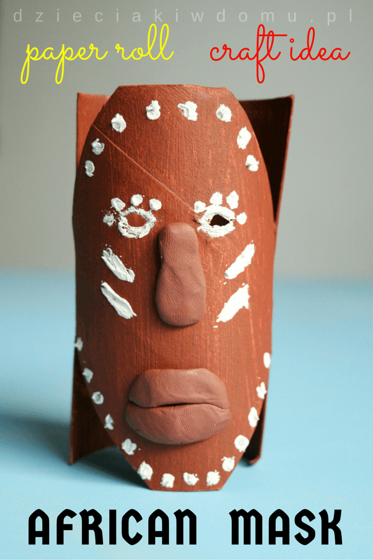 african mask craft idea for kids