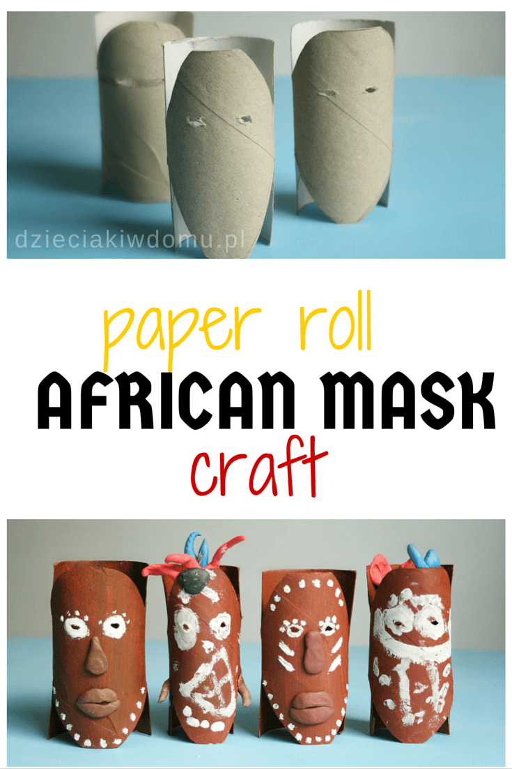 african mask craft idea for kids