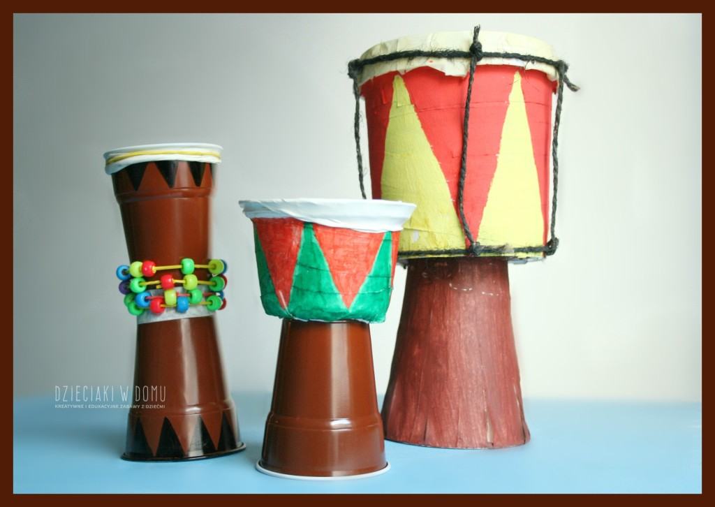 afrykańskie djembe - kreatywna praca dla dzieci