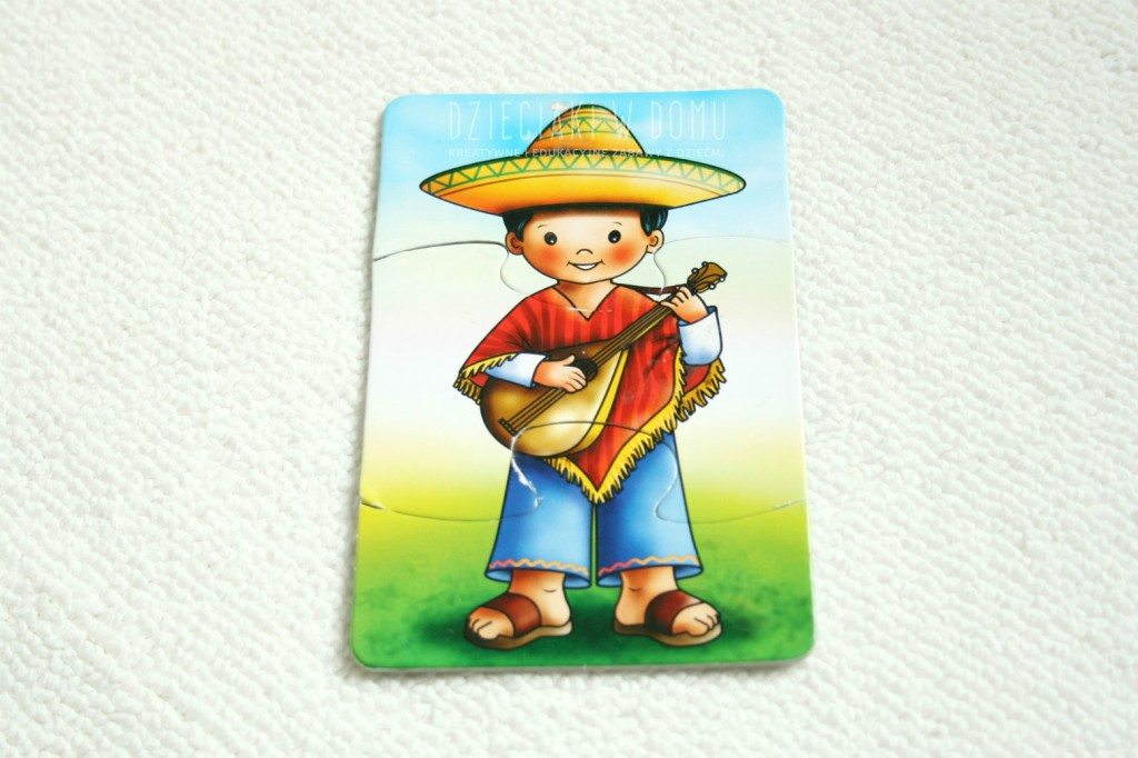 meksykanin - puzzle dla dzieci