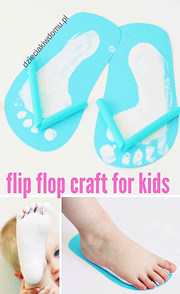 flip flop craft for kids