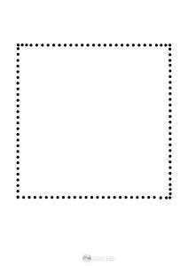 kwadrat - połącz kropki