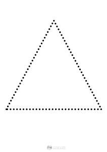trójkąt - połącz kropki