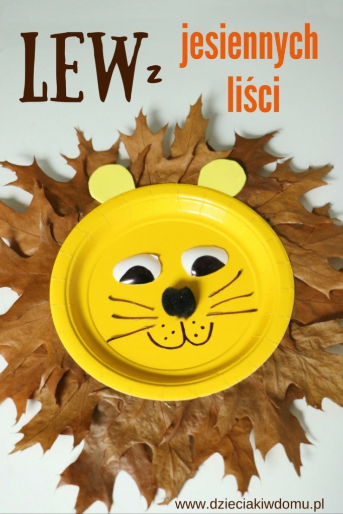 fall leaf lion craft for kids