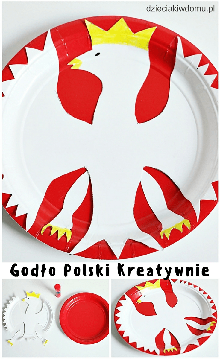 godlo polski kreatywnie praca plastyczna dla dzieci