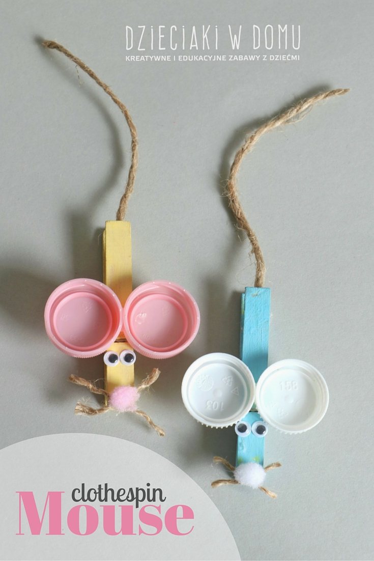 clothespin mouse craft for kids