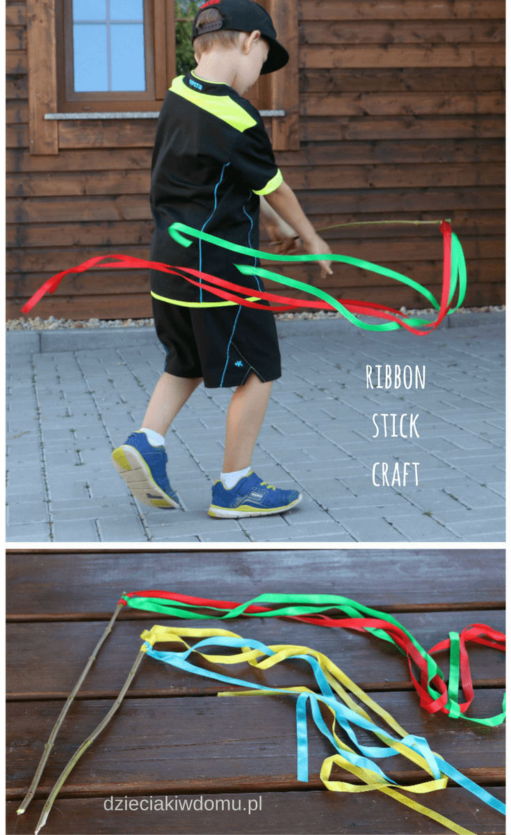 ribbon stick craft for kids