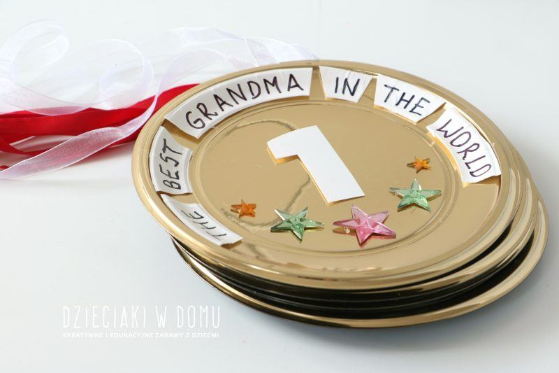 medale dla babci i dziadka diy