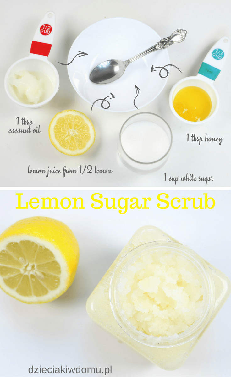 sugar lemon scrub