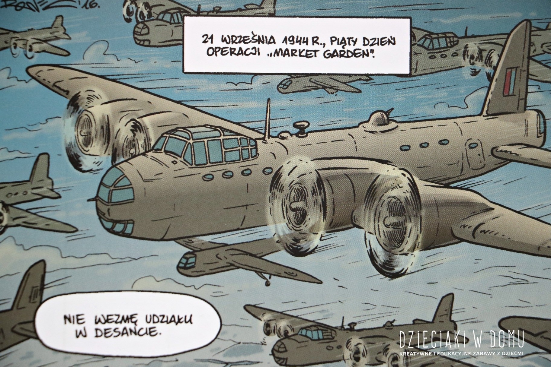 wojenna odyseja antka srebrnego - komiks historyczny dla dzieci