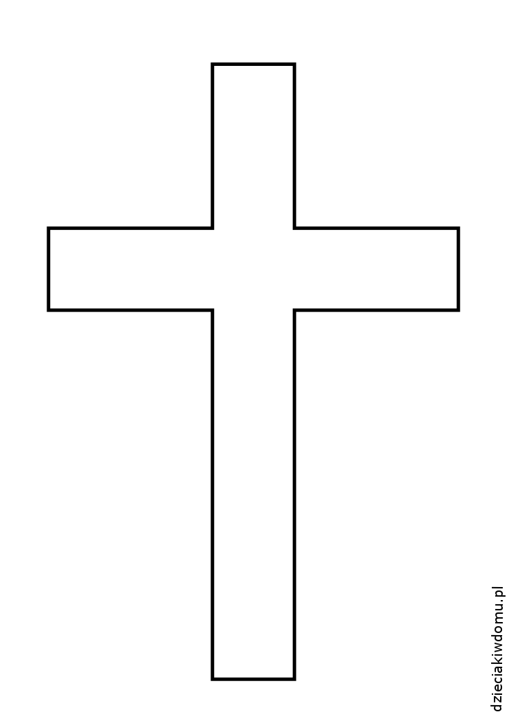 szablon krzyża