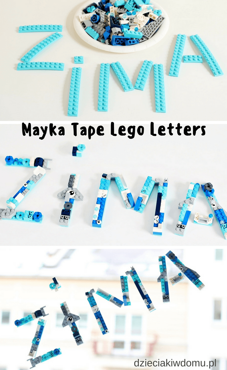 Mayka tape lego letters